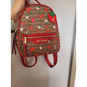 Nwt Juicy Couture strawberry backpack